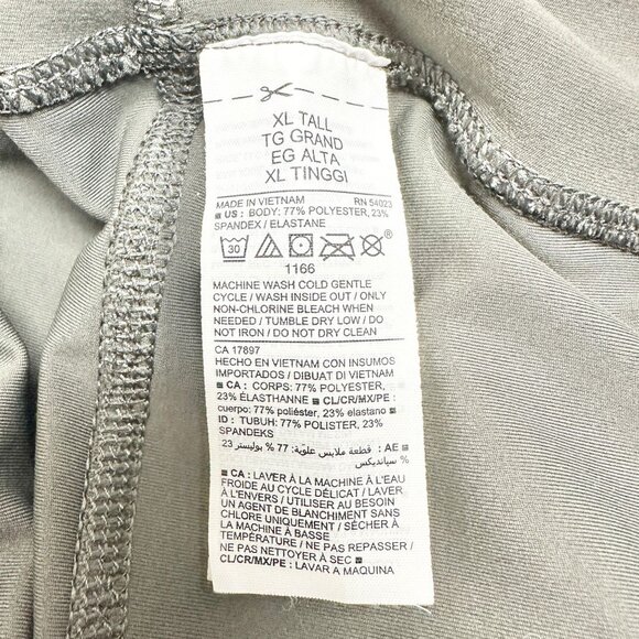 Old Navy Active Powersoft High-Rise Capris Pocket Leggings XL Tall Olive Green - Picture 4 of 8